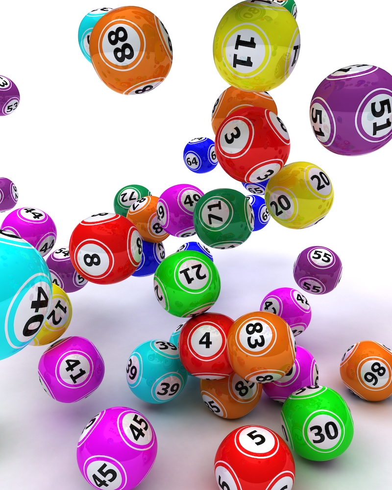 colorful lottery balls